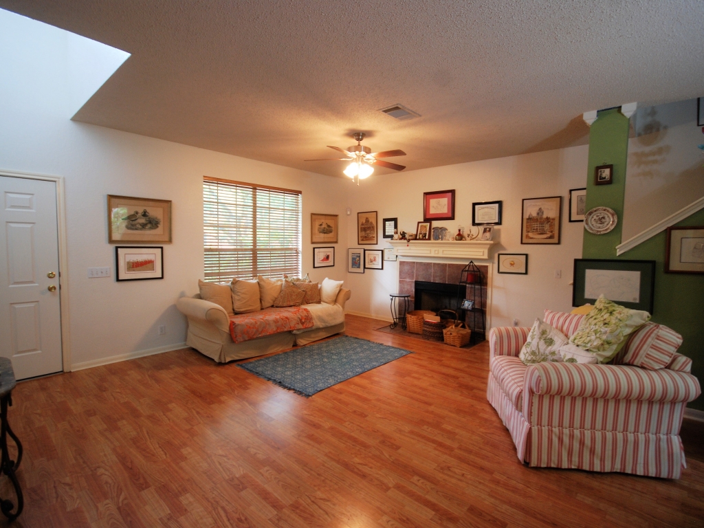 Bright and open family room.